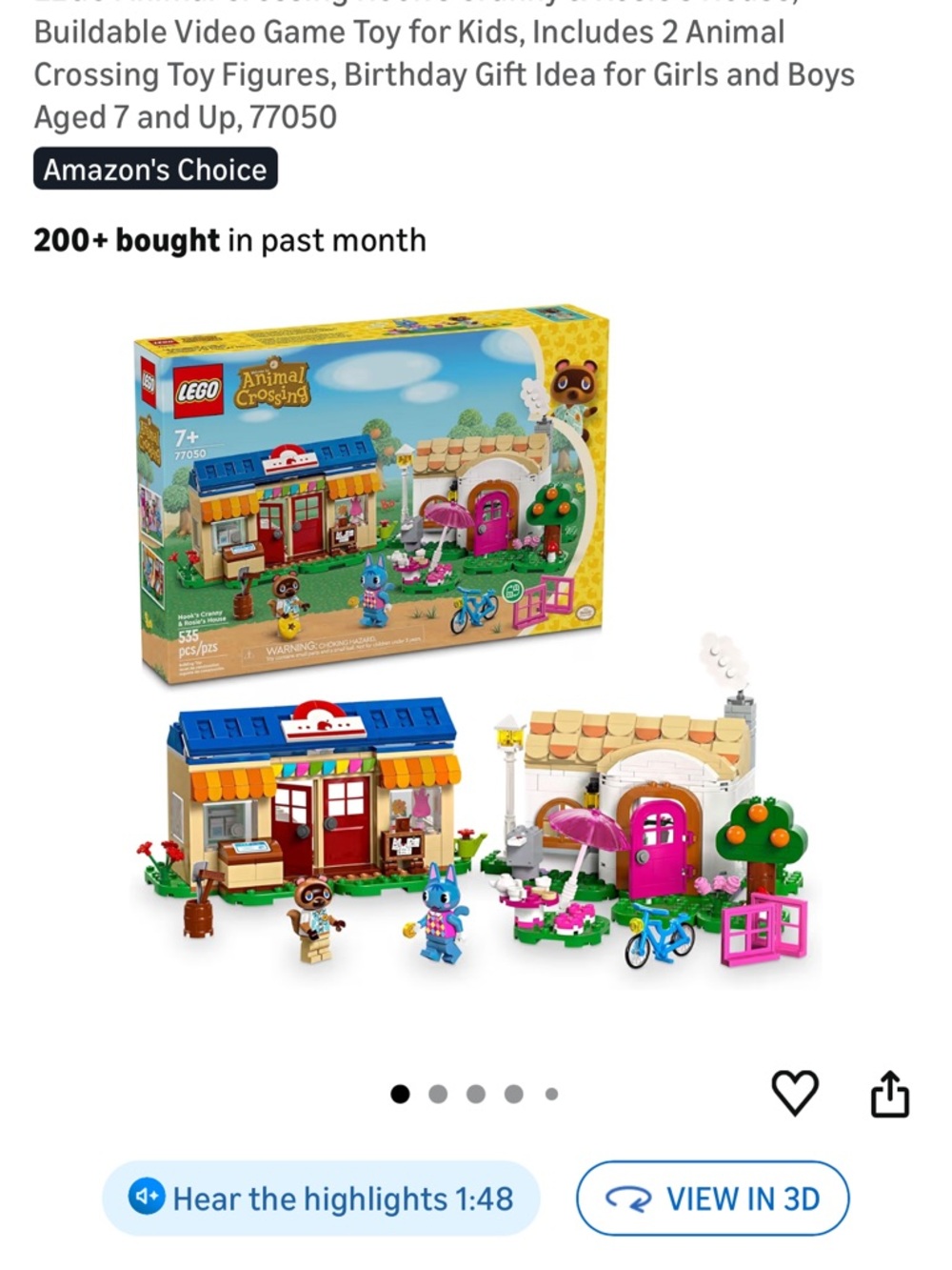 Lego Animal Crossing Nooks Cranny and Rosie’s House